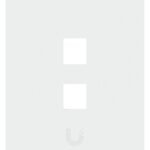 Universal keystone wall plate  with paintable cover for a  clean, customizable finish. 2P