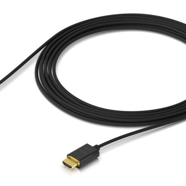 Ultra-thin high-speed HDMI  cable designed for  professional A/V and camera streaming with Ubiquiti devices.