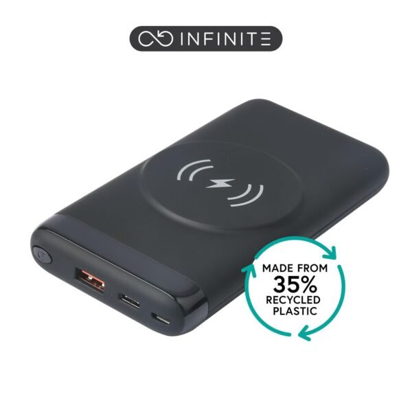 INFINITE Power Bank 10.000  mAh PD20W including wireless  charging