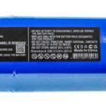 Battery 92.16Wh Li-ion 14.4V  6400mAh, Blue for Ecovacs  Vacuum