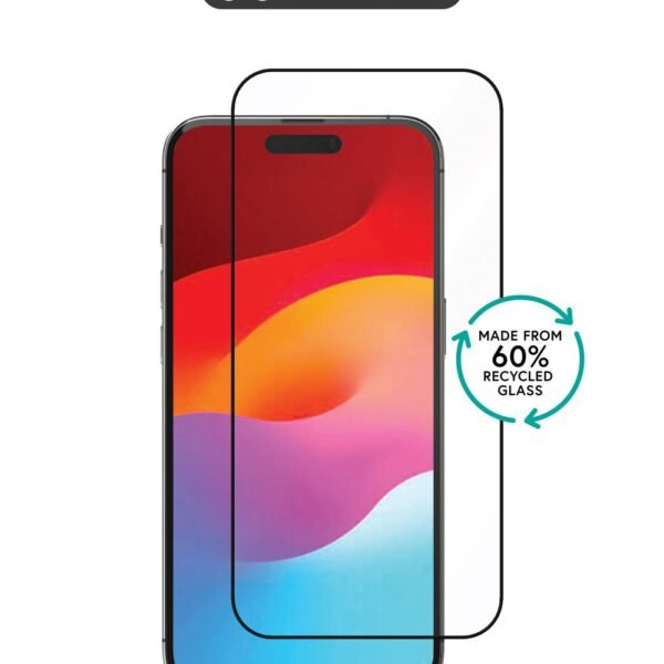INFINITE  iPhone 15 Plus  Screen Protector. Full Cover  Tempered Glass. Titan Shield. 50 pcs BULK pack