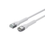 Network Cable CAT6A U/FTP  Slim & Bendable Halogenfree  (LSZH) 5m White - Image 3