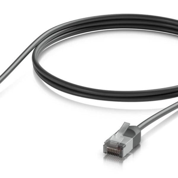 Ultra-thin, rugged, shielded  outdoor patch cable for 10  GbE networking