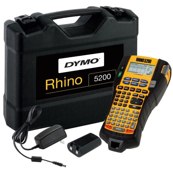 Rhino 5200 Case RHINO 5200 Kit, Thermal  transfer, 180 x 180 DPI, Black,Yellow, ABC, 100 characters, 1.9 cm