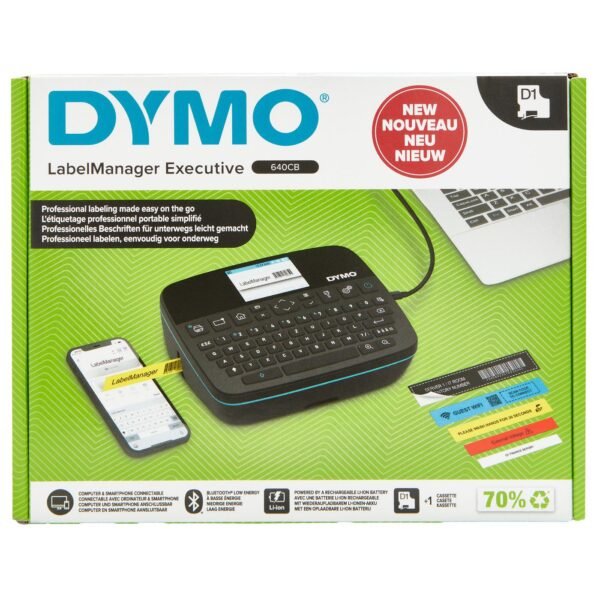 LabelManager LabelWriter  640CB Portable & Rechargeable  Label Maker with Dual Connectivity - 2197370 label printer Direct thermal /