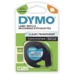 LetraTAG Tape / 12mm x 4m Transparant