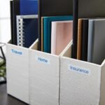 D1 Standard 12mm 12mm x 7m Blue on white, - Image 4