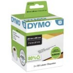 Address Label 2pack 89mm x 28mm 130 label, white