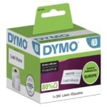 Removable White name badge 89mm x 41mm 300 labels/roll,