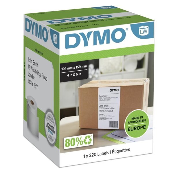 Lw 4XL Labels 104x159mm 1 pack