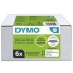 DYMO Authentic LabelWriter Large Shipping Labels/Name Badges | 54mm x 101mm | 6 Rolls of 220 Easy-Peel Labels (1,320 Count) | Self-Adhesive | for LabelWriter Label Makers - Image 2