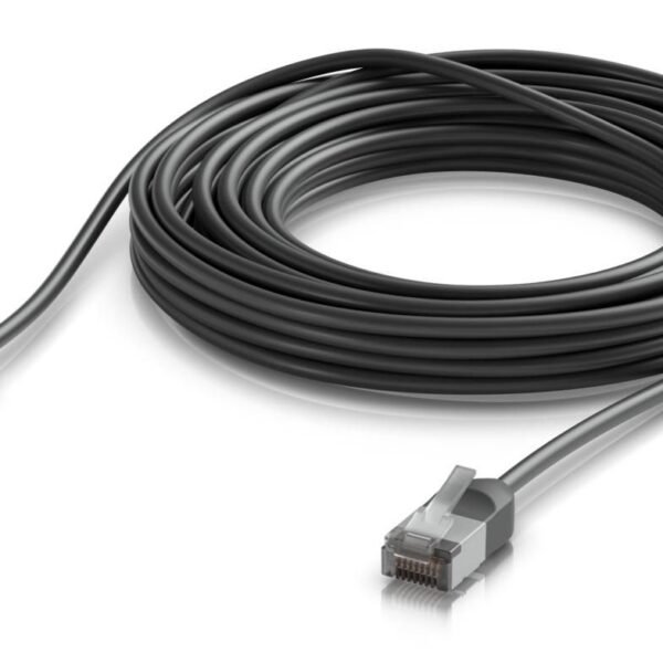 Ultra-thin, rugged, shielded  outdoor patch cable for 10  GbE networking