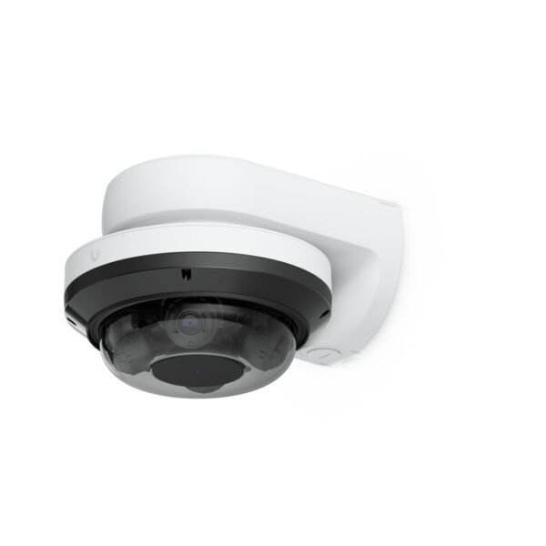 Versatile mounting kit  enabling flat or angled  installation of the AI Multi Sensor 4 camera via arm, pole, or corner mounts -
