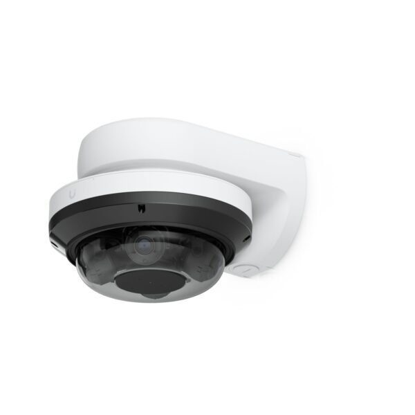 Versatile mounting kit  enabling flat or angled  installation of the AI Multi Sensor 4 camera via arm, pole, or corner mounts -