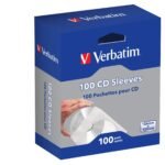 CD PAPER SLEEVES 100 PACK CD Sleeves (Paper) 100pk, 100  discs, Paper