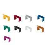 Clips for Slim & Bendable  Series 20 pcs Orange - Image 3