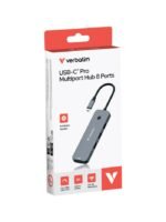 Verbatim CMH-08 USB Type-C 5000 Mbit/s Silver - Image 2