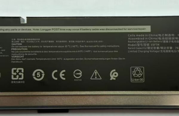 Laptop Battery for Dell  92.98Wh 11.55V 8050mAh