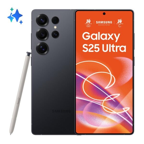 Galaxy S25 Ultra Sm-S938B/Ds  17.5 Cm (6.9") Dual Sim  Android 15 5G Usb Type-C 12 Gb 512 Gb 5000 Mah Black