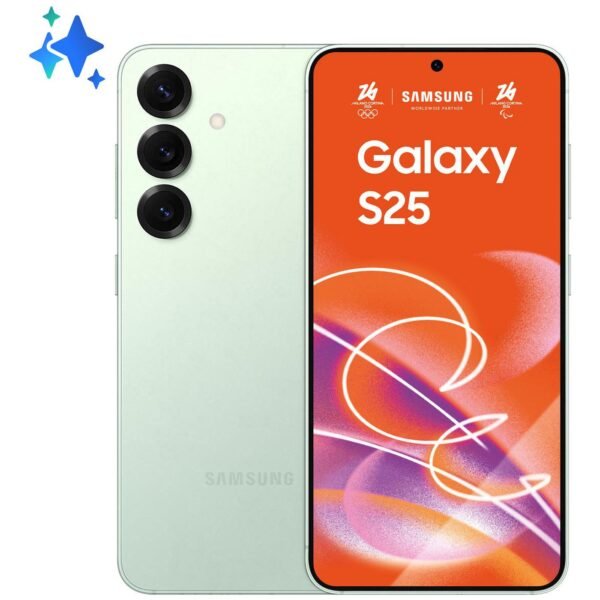 Galaxy S25 15.8 Cm (6.2")  Dual Sim Android 15 5G Usb  Type-C 12 Gb 128 Gb 4000 Mah Mint Colour