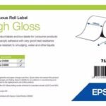 High Gloss Label - Continuous  Roll: 102Mm X 33M