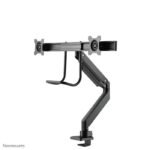 NM-D775DXBLACK, Dual Crossbar  Desk Monitor Arm (Clamp &  Grommet), Gas Spring, Top-Fix, 180?-stop, Monitor Size 10-32", Max. 8 kg/pcs, - Image 2