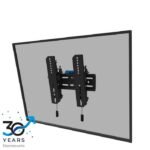 WL35S-850BL12, Tiltable Wall  Mount, 24-65", Max 40 kg,  VESA 75x75-200x200, D:3,5 cm, Level Adjustment, Lockable (Incl Security Screw,