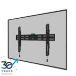 WL30S-850BL16, Fixed TV Mount  Wall, 42-86", Max 60 kg, VESA  100x100-600x400, D:3,3cm, Level Adjustment, Lockable (Incl. Security Screw,