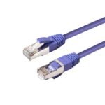 S/FTP CAT6 0.15m Purple LSZH PiMF (Pairs in metal foil)  4x2xAWG 27, CU