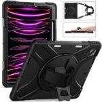 iPad Pro 13 2025/2024 AUSTIN  Defender without built-in  screen protector. Black