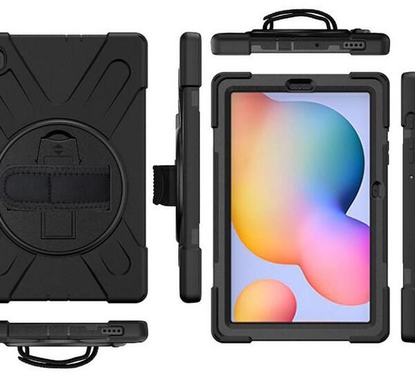 eSTUFF AUSTIN Defender Case for Samsung Galaxy Tab S6 Lite 2022/2020 - Black