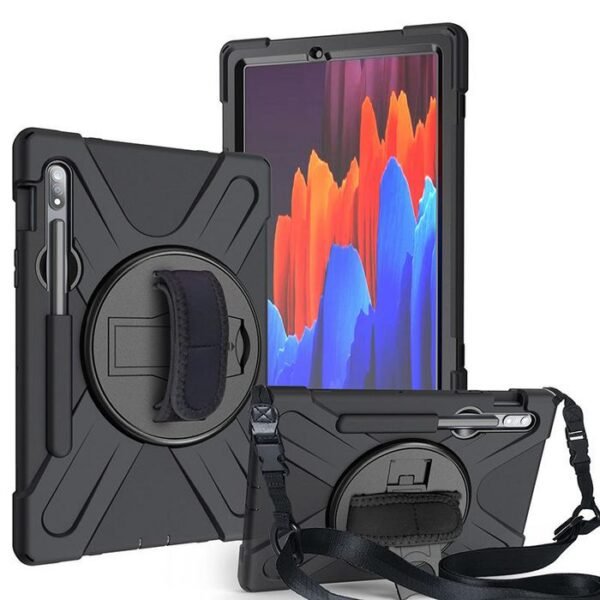 Galaxy Tab S7+/S8+ AUSTIN  Defender without built-in  screen protector. Black
