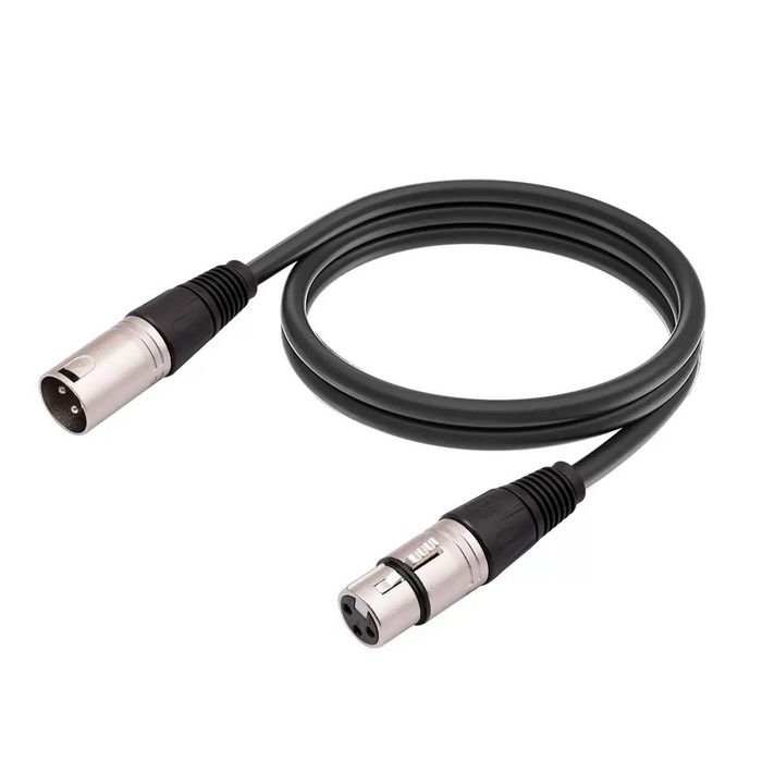 Img_38099539 XLR connection cable 12 meter XLR 3-pin - XLR 3-pin M-F Outer Dimension : 6.0mm, PVC - Image 1