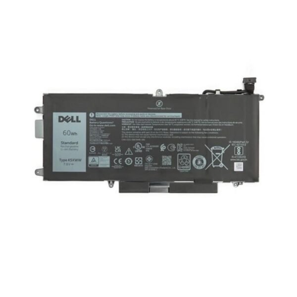 Battery, 60WHR, 4 Cell,  Lithium Ion, 3YRW
