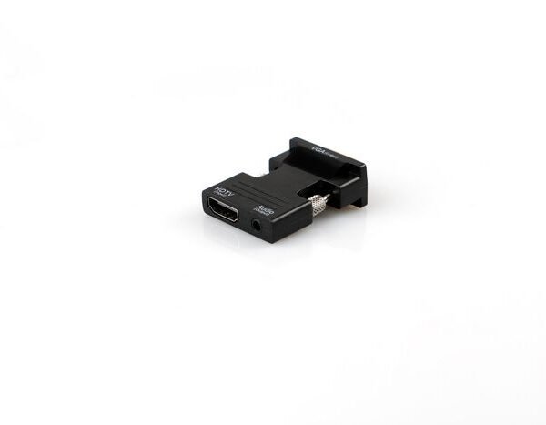 HDMI Female - VGA Male Black Plastic