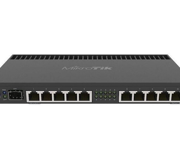 RouterBOARD 4011iGS+RM 10x1000-T, 1xSFP+, RouterOS  L5, Desktop Case w. Rackmount Kit