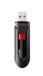 CRUIZER GLIDE 256GB Cruzer Glide, 256 GB, USB  Type-A, 2.0, Slide, 6.8 g, Black,Red