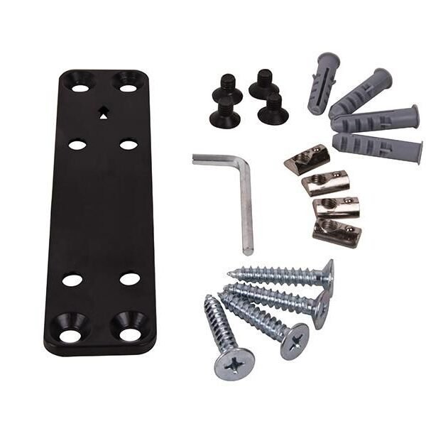 Wall Mounting Bracket System X Rail Mounting  Bracket - 5mm, Bracket, Black, BT8390-VESA200F, 200T, 400F, 400T, 45 mm, 5 mm,