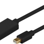 Mini Displayport to HDMI  Cable 3m incl. audio  transmission Black, with gold plated plugs,  resolution : 1920*1080p