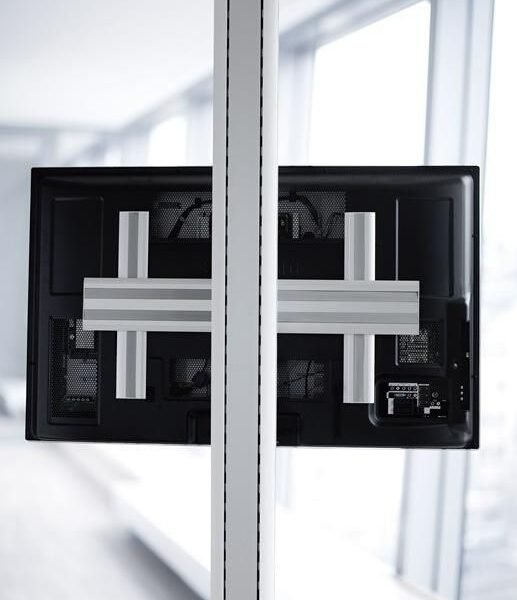 X H Unislide, Single part -  not complete product Smart  Media Solutions PD210001, 50 kg, 200 x 200 mm, 800 x 400 mm, Silver