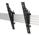 Flat Screen Interface Arms System X Universal Interface  Arms with Tilt - VESA 400, Flat panel mount arm, Black, 70 kg, Rail, 177.8 cm