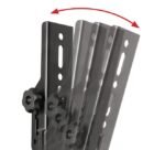 Flat Screen Interface Arms System X Universal Interface  Arms with Tilt - VESA 400, Flat panel mount arm, Black, 70 kg, Rail, 177.8 cm - Image 2