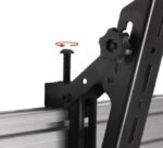 Flat Screen Interface Arms System X Universal Interface  Arms with Tilt - VESA 400, Flat panel mount arm, Black, 70 kg, Rail, 177.8 cm - Image 3