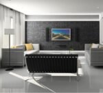 Flat Screen Wall Mount BTV510, TV, 50 kg, 139.7 cm  (55"), 50 x 50 mm, 400 x 400 mm, Black - Image 4