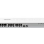 Cloud Router Switch 326-24G-2S+RM 800 MHz CPU 512MB RAM, 24xGigabit LAN, 2xSFP+ cage, RouterOS L5 or SwitchOS