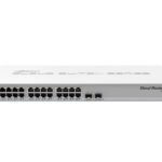 Cloud Router Switch 326-24G-2S+RM 800 MHz CPU 512MB RAM, 24xGigabit LAN, 2xSFP+ cage, RouterOS L5 or SwitchOS