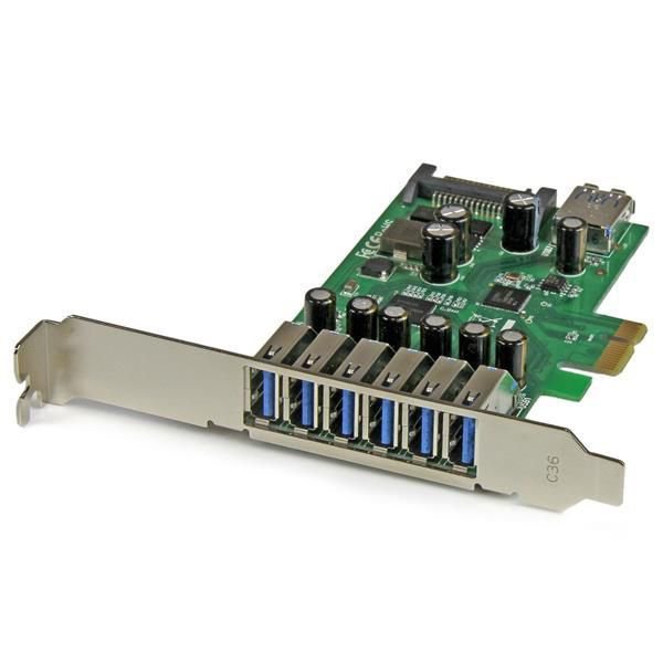 Img_9195322.jpg 7 PORT PCIE USB 3.0 CARD 7-Port PCI Express USB 3.0 Card - Standard and Low-Profile Design, PCIe, SATA,USB 3.0, Full-height / - Image 1