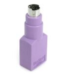 USB KEYBOARD TO PS/2 ADAPTER Replacement USB Keyboard to  PS/2 Adapter - F/M, PS/2, USB A, Male/Female, Violet
