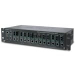 15-slot 19" Media Converter Chassis with Redundant Power Option