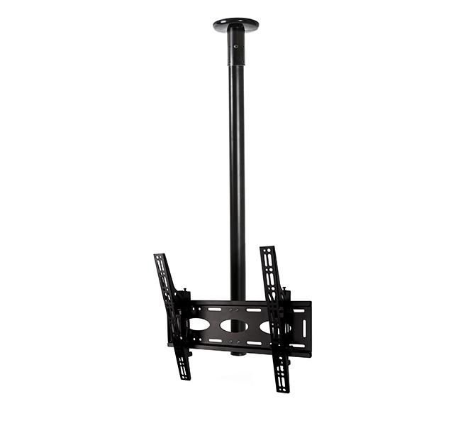 Img_9202696-1 Universal Flat Screen Ceiling Mount with Tilt (VESA 400) - 1m ?50mm Pole, Chrome BT8424-100/C, 165.1 cm (65"), 50 kg, Metal, Chrome - Image 1